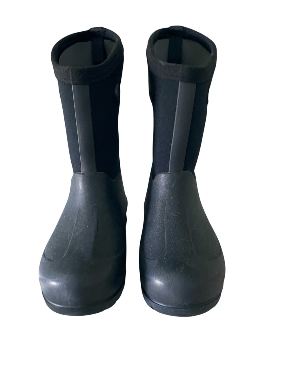 Bogs Black Youth Neo Classic Pull-On Boots Size 3 - Picture 3 of 8